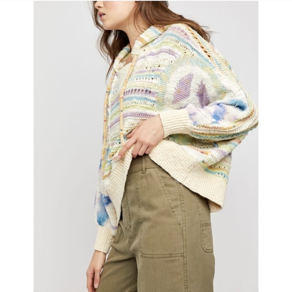 FREE PEOPLE Flower Child Poncho / Serene Dream - Picture 2 of 9